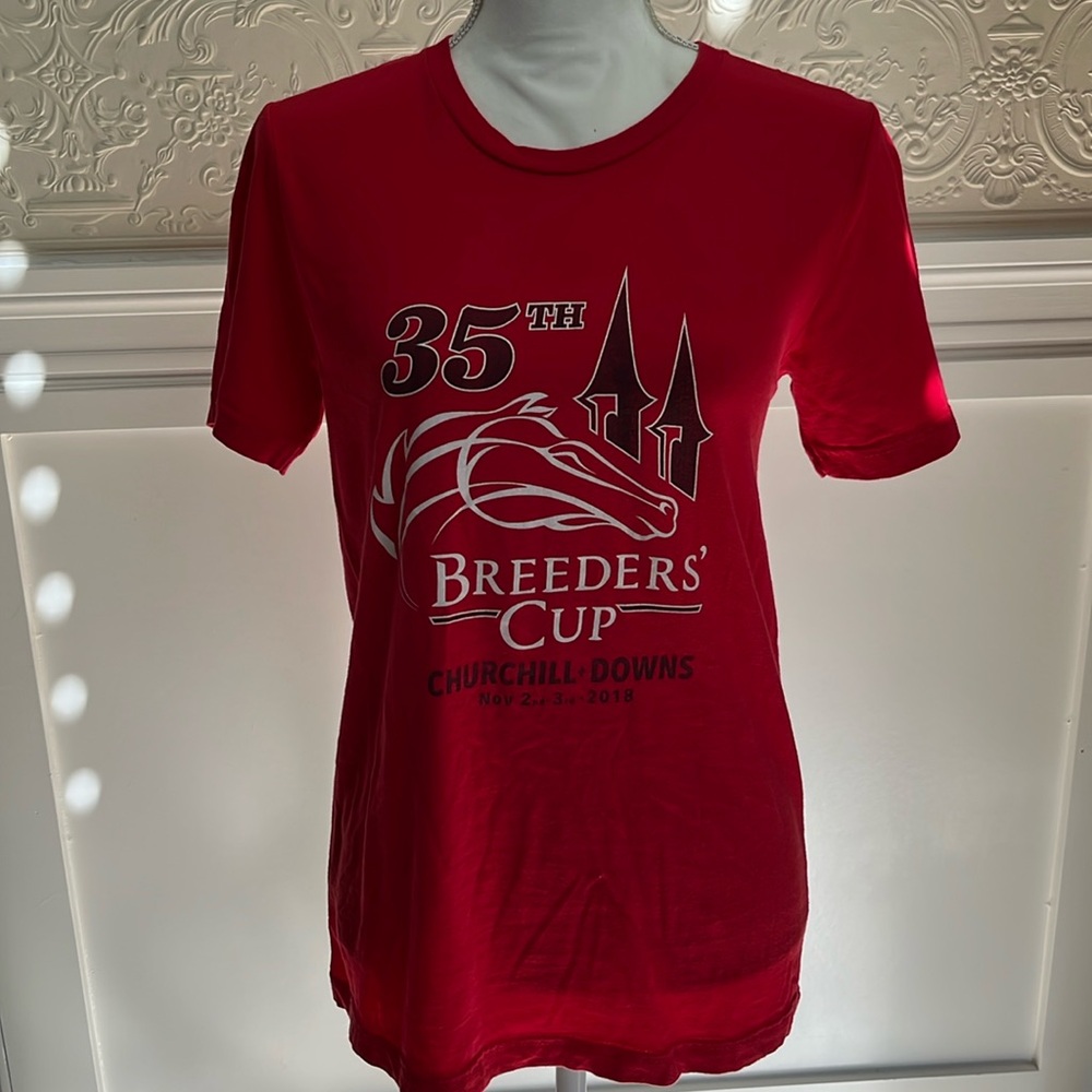 35th Breeders' Cup Churchill Downs, 2018 red T-shirt size small